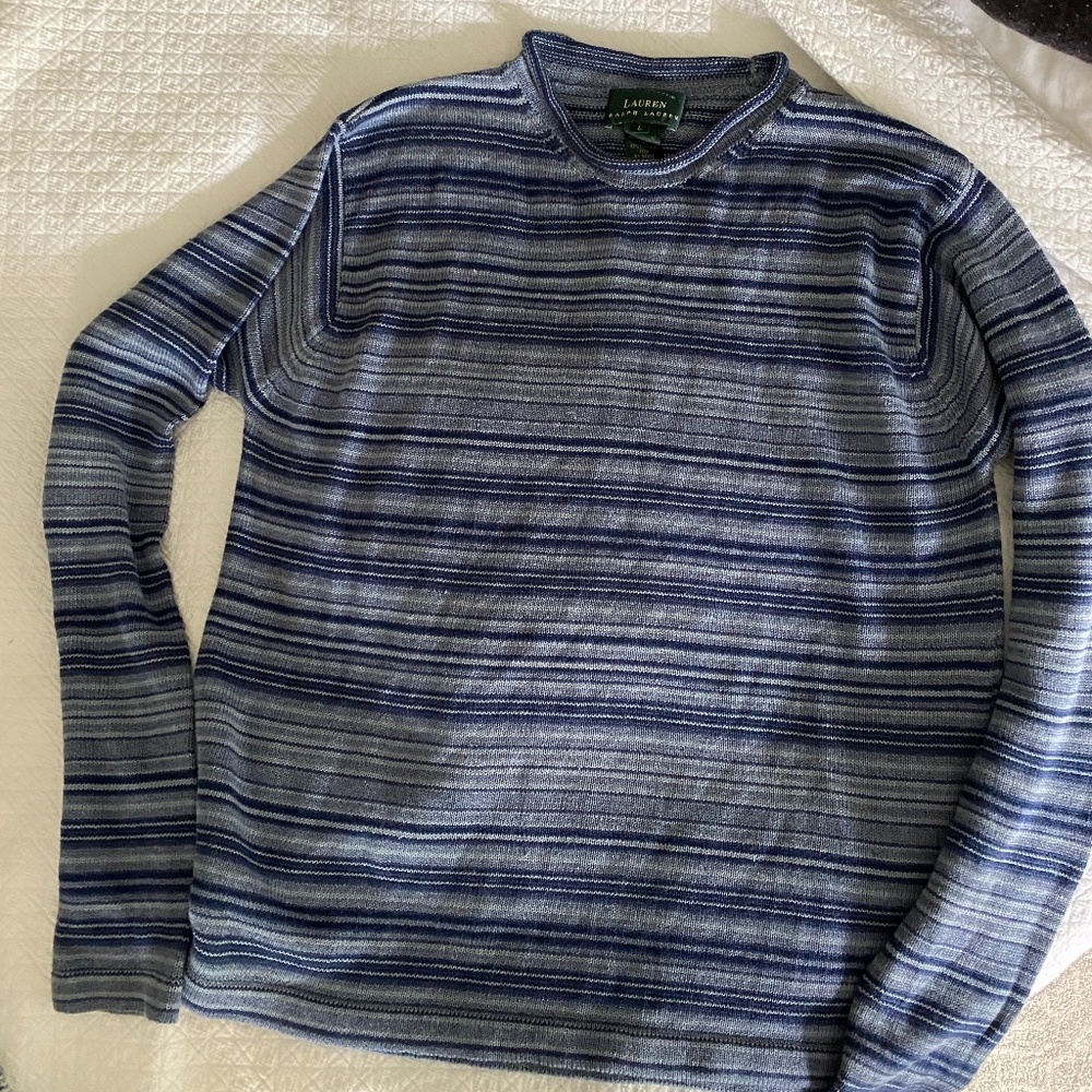 Striped blue knit Ralph Lauren Sweater